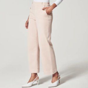 Spanx Stretch Twill Cropped Wide Leg Pant